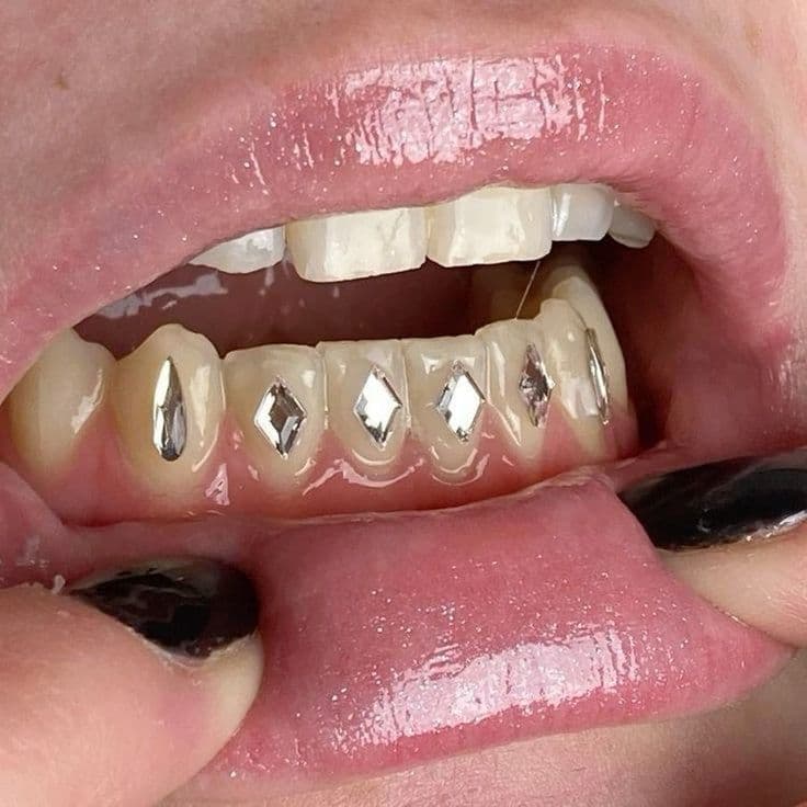The Row — Lower line · all kite tooth gem set